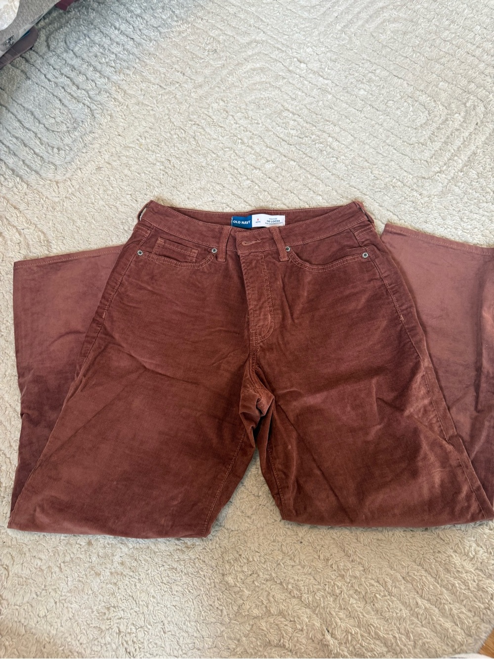 Old Navy Women’s Rust Brown Corduroy Pants